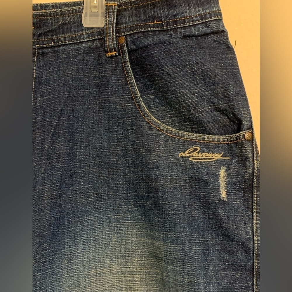 Davoucci DNM JEAN SHORTS sz 44x33 - Picture 3 of 10